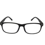 Recycled Champagne Rectangle Blue Blocker Readers LB 4158